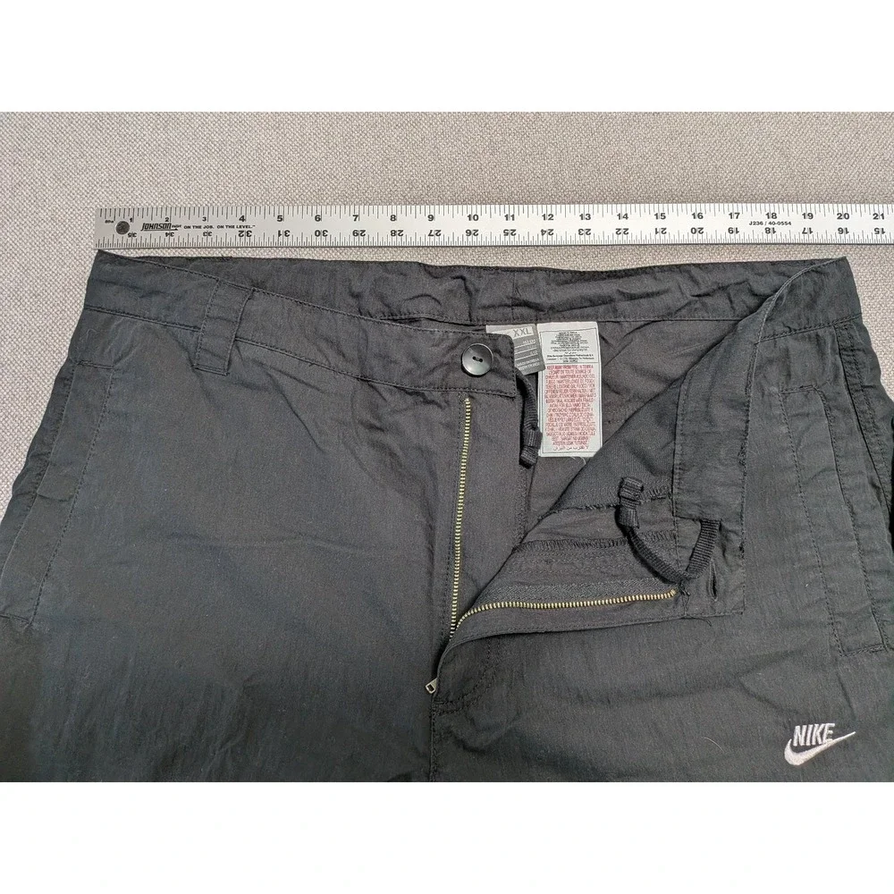 Nike Men's Black Cargo Pants XXL 40x34 Casual Outdoor Streetwear Gorpcore Tech